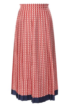 Женская красная шелковая юбка Valentino, арт. RB3RA4B94EK купить в ЦУМ | Фото №1 Шелковая юбка Valentino красная | Фото №1