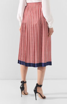 Женская красная шелковая юбка Valentino, арт. RB3RA4B94EK купить в ЦУМ | Фото №4 Шелковая юбка Valentino красная | Фото №4