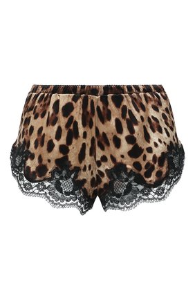 Женские шорты из смеси шелка и хлопка DOLCE & GABBANA коричневого цвета по цене 39650 руб., арт. 03A02T/FSAXY | Фото 1 Женские шорты из смеси шелка и хлопка DOLCE & GABBANA коричневого цвета, арт. 03A02T/FSAXY | Фото 1