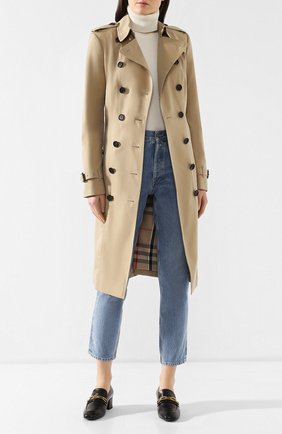 Женский хлопковый тренч sandringham BURBERRY бежевого цвета по цене 138000 руб., арт. 4006904 | Фото 2 Женский хлопковый тренч sandringham BURBERRY бежевого цвета, арт. 4006904 | Фото 2