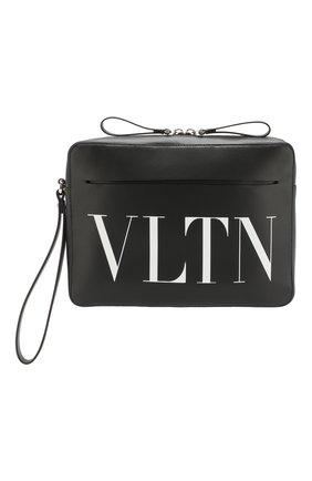Кожаный клатч Valentino Garavani VLTN | Фото №1 Кожаный клатч Valentino Garavani VLTN | Фото №1