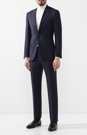 Мужской шерстяной костюм CORNELIANI темно-синего цвета по цене 124500 руб., арт. 837268-9117087/92 Q1 | Фото 1 Мужской шерстяной костюм CORNELIANI темно-синего цвета, арт. 837268-9117087/92 Q1 | Фото 1