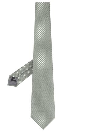 Мужской шелковый галстук GIORGIO ARMANI зеленого цвета по цене 13100 руб., арт. 360054/9P931 | Фото 2 Мужской шелковый галстук GIORGIO ARMANI зеленого цвета, арт. 360054/9P931 | Фото 2