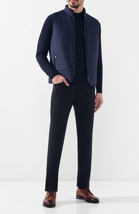 Мужской кожаные дерби SANTONI темно-коричневого цвета по цене 63850 руб., арт. MCC013974PC4NGTHS49 | Фото 2 Мужской кожаные дерби SANTONI темно-коричневого цвета, арт. MCC013974PC4NGTHS49 | Фото 2
