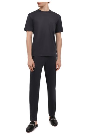 Мужские футболка из смеси хлопка и вискозы ZIMMERLI темно-серого цвета по цене 9315 руб., арт. 8520-21091 | Фото 2 Мужские футболка из смеси хлопка и вискозы ZIMMERLI темно-серого цвета, арт. 8520-21091 | Фото 2