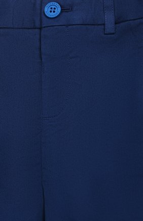 Детские хлопковые шорты BURBERRY синего цвета, арт. 8004891 | Фото 3 (Материал внешний: Хлопок; Статус проверки: Проверено)