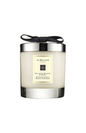 Мужская свеча ароматная nectarine blossom & honey JO MALONE LONDON бесцветного цвета по цене 4350 руб., арт. L0YF-01 | Фото 1 Мужская свеча ароматная nectarine blossom & honey JO MALONE LONDON бесцветного цвета, арт. L0YF-01 | Фото 1