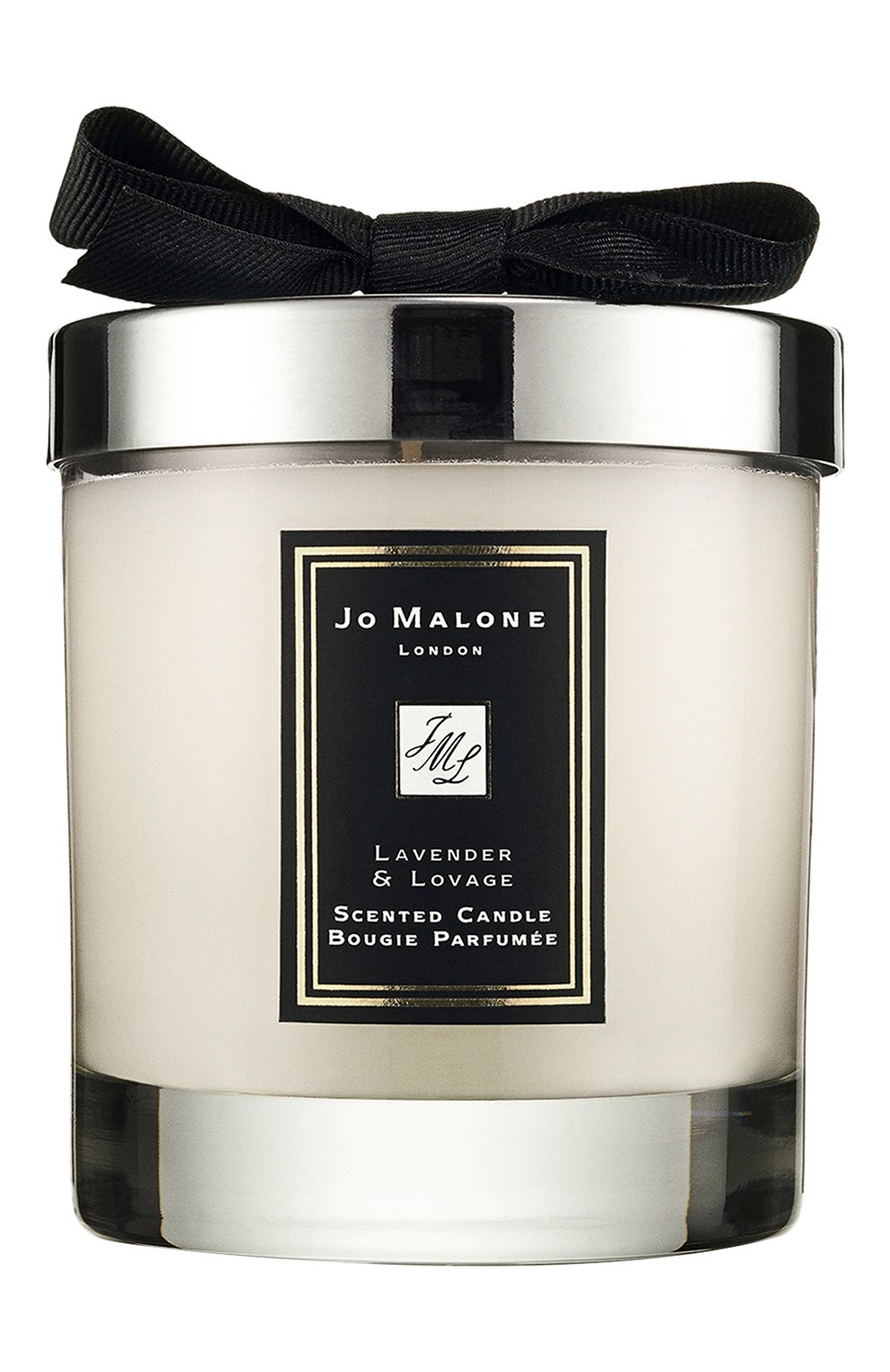 Мужская свеча ароматная lavender & lovage JO MALONE LONDON бесцветного цвета, арт. L3R4-01 | Фото 1