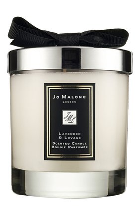 Мужская свеча ароматная lavender & lovage JO MALONE LONDON бесцветного цвета по цене 4350 руб., арт. L3R4-01 | Фото 1 Мужская свеча ароматная lavender & lovage JO MALONE LONDON бесцветного цвета, арт. L3R4-01 | Фото 1