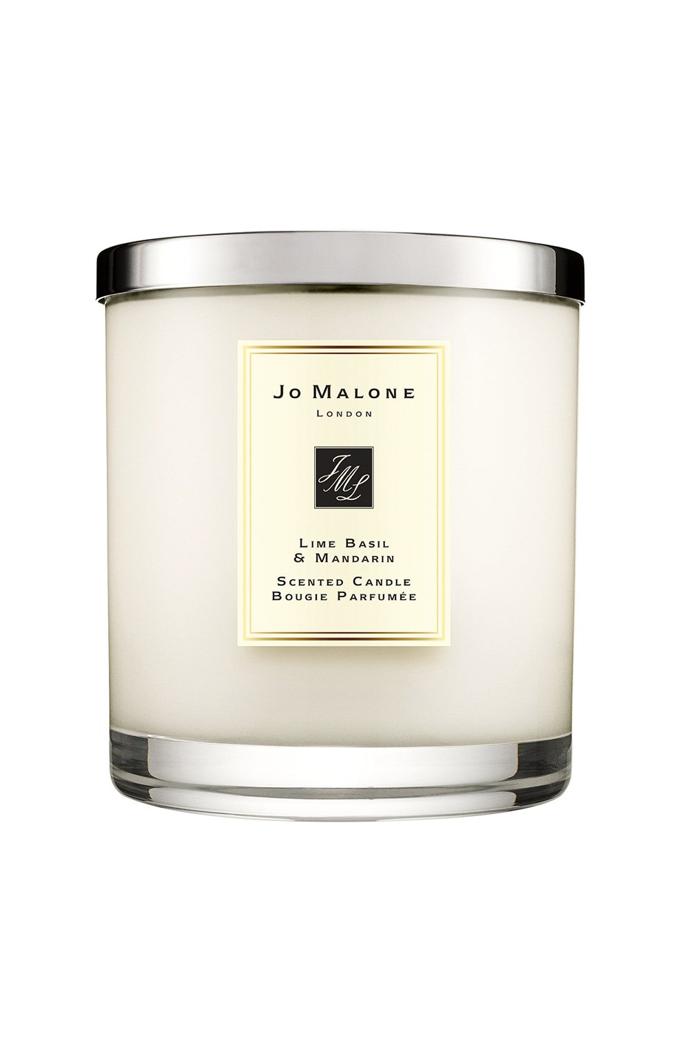 Свеча ароматная lime basil & mandarin JO MALONE LONDON бесцветного цвета, арт. L368-01 | Фото 1 (Статус проверки: Проверена категория; Ограничения доставки: flammable)