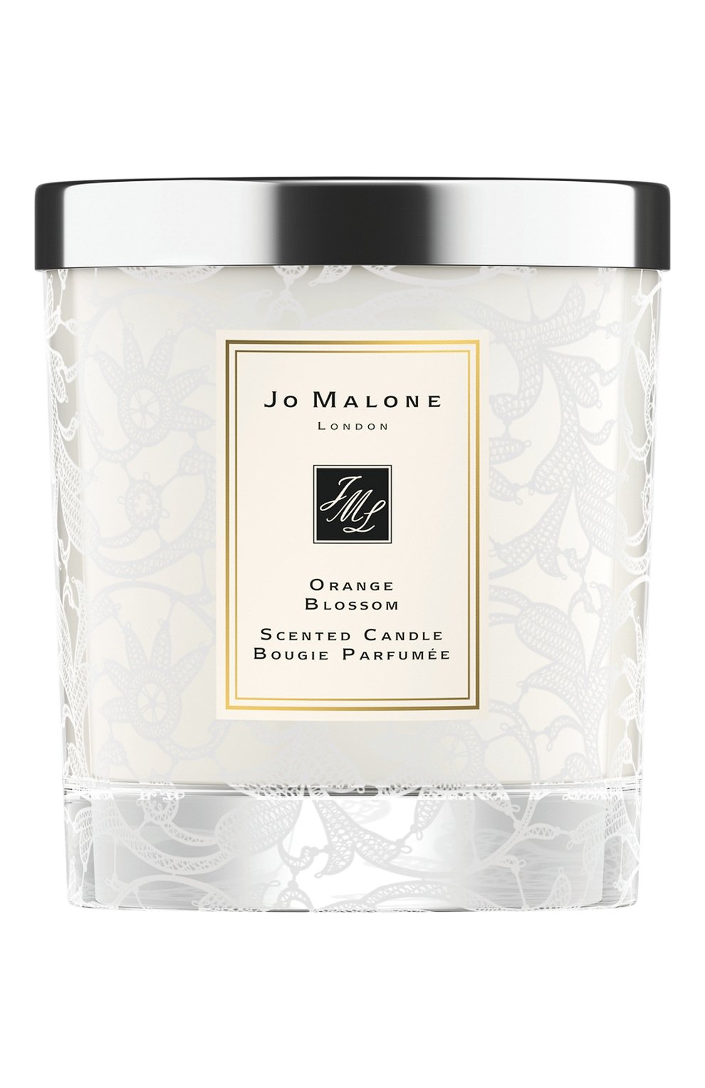 Мужская свеча ароматная orange blossom bridal edition JO MALONE LONDON бесцветного цвета, арт. L8CX-01 | Фото 1