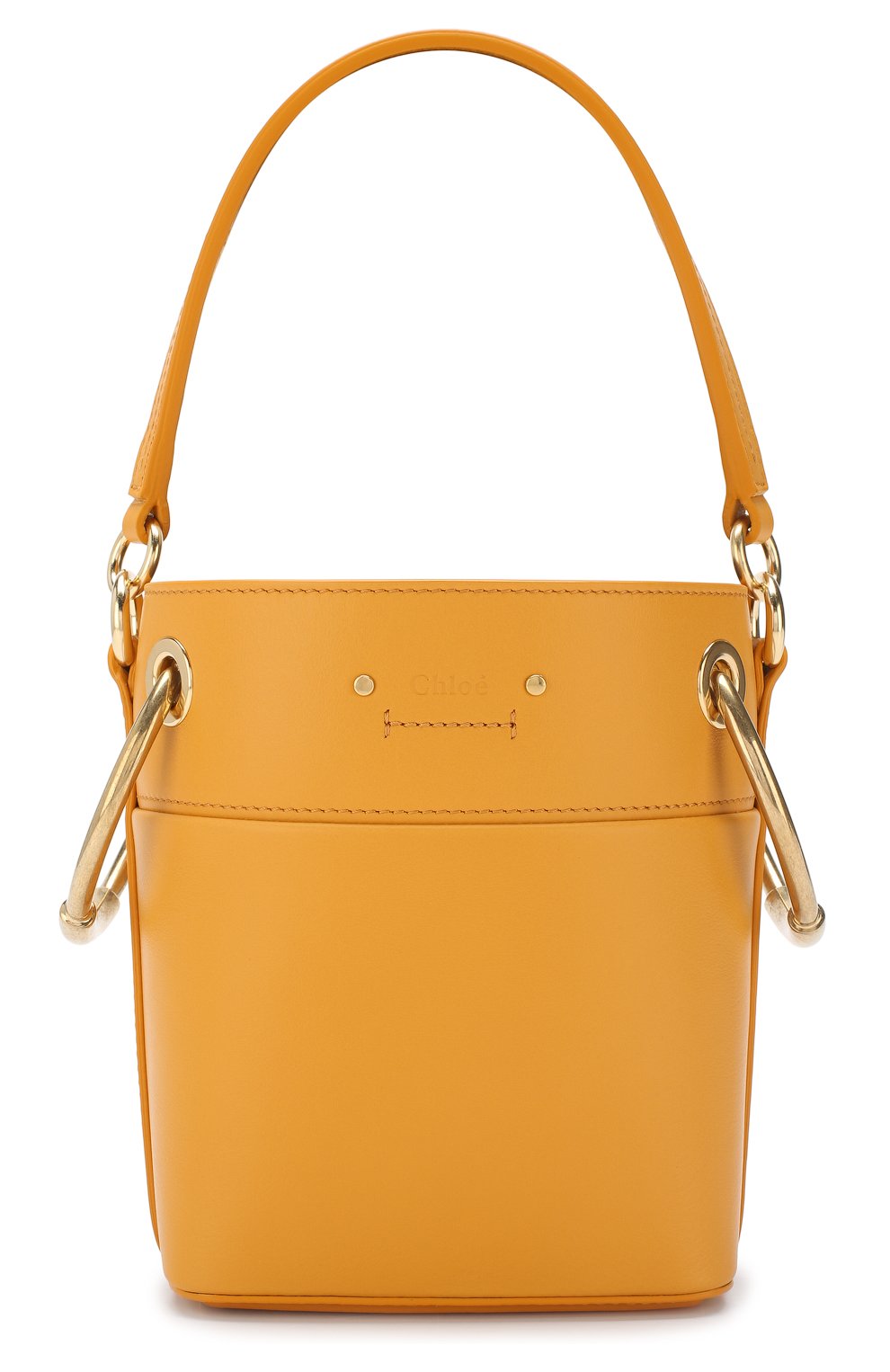 Сумка Roy Bucket mini Chloé желтая цвета | Фото №1
