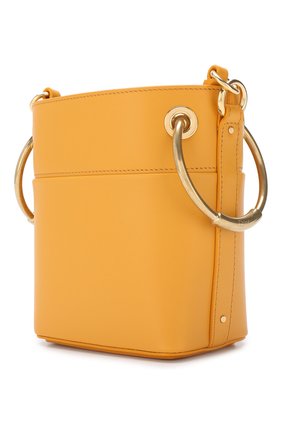 Женская сумка roy bucket mini CHLOÉ желтая цвета, арт. CHC18AS128H1Z купить в ЦУМ | Фото №3 Сумка Roy Bucket mini Chloé желтая цвета | Фото №3