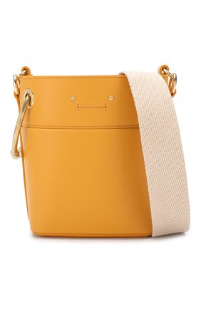 Женская сумка roy bucket mini CHLOÉ желтая цвета, арт. CHC18AS128H1Z купить в ЦУМ | Фото №6 Сумка Roy Bucket mini Chloé желтая цвета | Фото №6