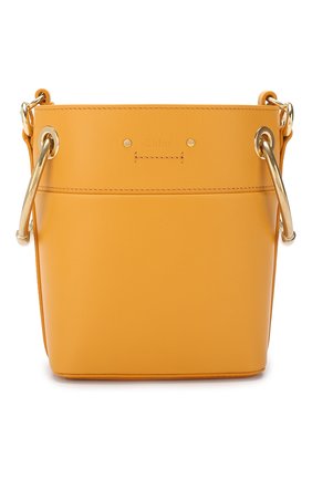 Женская сумка roy bucket mini CHLOÉ желтая цвета, арт. CHC18AS128H1Z купить в ЦУМ | Фото №7 Сумка Roy Bucket mini Chloé желтая цвета | Фото №7
