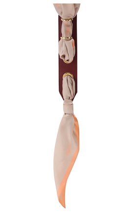 Женские кожаный ремень для сумки scarf strap CHLOÉ бордового цвета по цене 39000 руб., арт. CHC18AD802A36 | Фото 2 Женские кожаный ремень для сумки scarf strap CHLOÉ бордового цвета, арт. CHC18AD802A36 | Фото 2