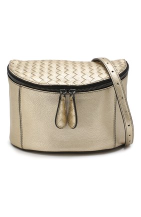 Женская сумка из кожи BOTTEGA VENETA золотая цвета, арт. 542338/VBNF1 купить в ЦУМ | Фото №5 Сумка из кожи Bottega Veneta золотая цвета | Фото №5