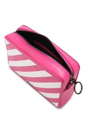 Женская сумка diag OFF-WHITE фуксия цвета, арт. 0WNA066R194230822801 купить в ЦУМ | Фото №5 Сумка Diag Off-White фуксия цвета | Фото №5