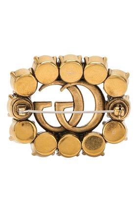 Женская белая брошь с отделкой кристаллами swarovski Gucci, арт. 506171/J1D50 купить в ЦУМ | Фото №3 Брошь с отделкой кристаллами Swarovski Gucci белая | Фото №3