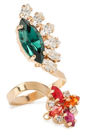 Кольцо с отделкой кристаллами Swarovski | Фото №1 Кольцо с отделкой кристаллами Swarovski | Фото №1