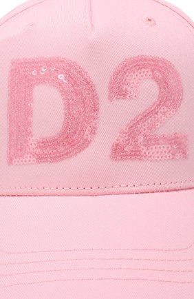 Хлопковая бейсболка Dsquared2 розового цвета, арт. DQ03HI-D00UE в ЦУМ | Фото №3 Хлопковая бейсболка Dsquared2 розового цвета | Фото №3