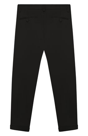 Детские хлопковые брюки DSQUARED2 черного цвета по цене 21200 руб., арт. DQ03HU-D00UC | Фото 2 Детские хлопковые брюки DSQUARED2 черного цвета, арт. DQ03HU-D00UC | Фото 2