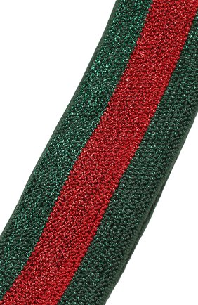 Повязка на голову Gucci зеленого цвета, арт. 508438/4K087 в ЦУМ | Фото №3 Повязка на голову Gucci зеленого цвета | Фото №3