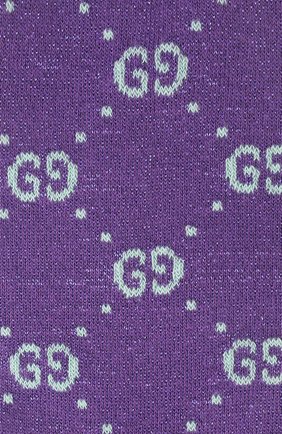 Детские хлопковые гольфы GUCCI фиолетового цвета по цене 5900 руб., арт. 480715/4K443 | Фото 2 Детские хлопковые гольфы GUCCI фиолетового цвета, арт. 480715/4K443 | Фото 2