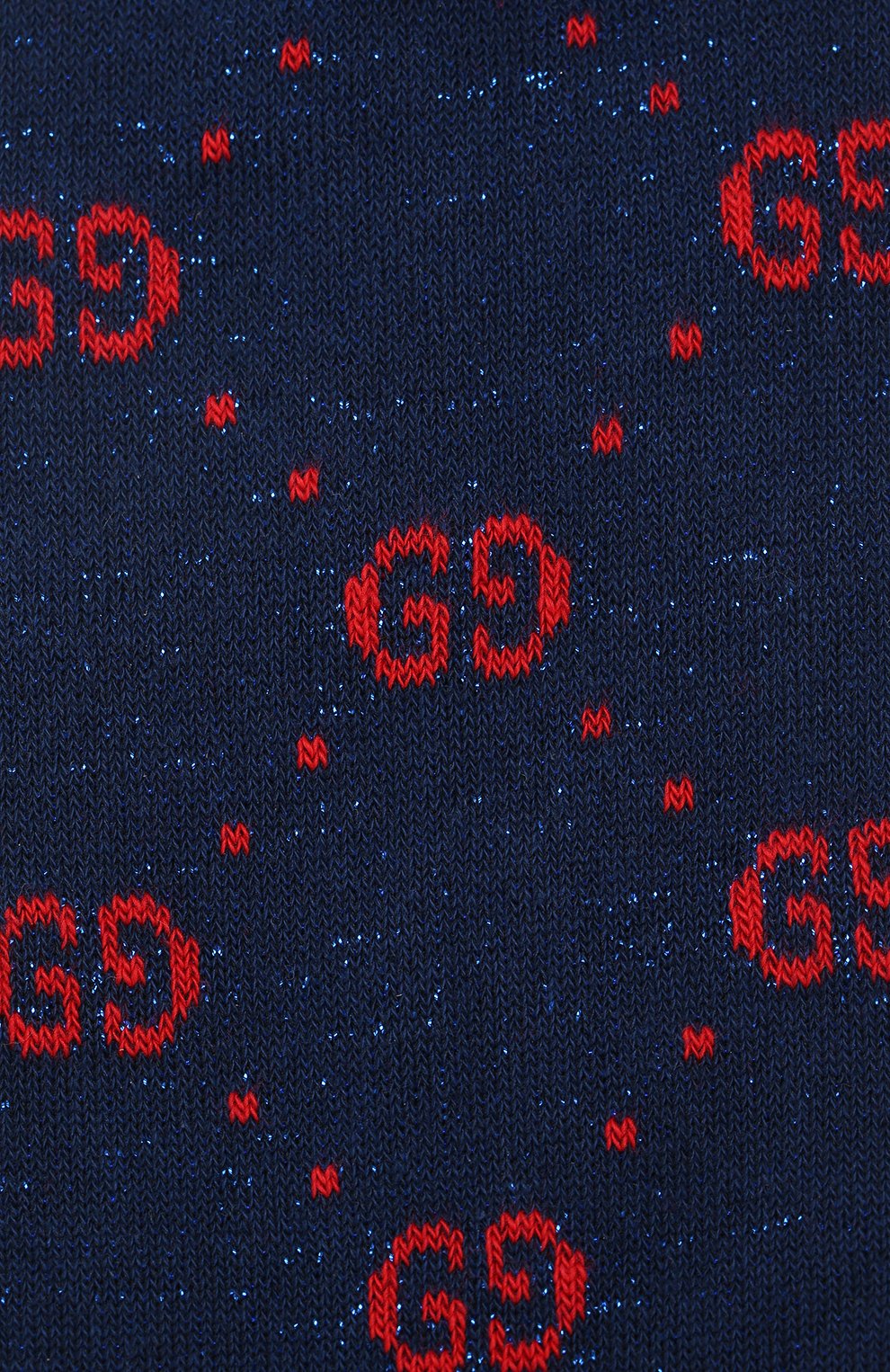 Детские хлопковые гольфы Gucci синего цвета, арт. 480715/4K443 в ЦУМ | Фото №2 Детские хлопковые гольфы Gucci синего цвета | Фото №2