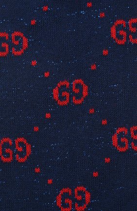 Детские хлопковые гольфы Gucci синего цвета, арт. 480715/4K443 в ЦУМ | Фото №2 Детские хлопковые гольфы Gucci синего цвета | Фото №2