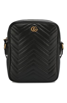 Кожаная сумка-планшет GG Marmont 2.0 | Фото №1 Кожаная сумка-планшет GG Marmont 2.0 | Фото №1