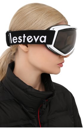 Женские горнолыжная маска ILLESTEVA черно-белого цвета по цене 25150 руб., арт. SKI G0GGLES WHITE/GREY | Фото 2 Женские горнолыжная маска ILLESTEVA черно-белого цвета, арт. SKI G0GGLES WHITE/GREY | Фото 2 (Очки форма: Маска; Статус проверки: Требуются правки, Проверена категория)