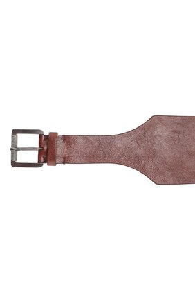 Женский коричневый кожаный пояс Brunello Cucinelli, арт. M0ARNC916 купить в ЦУМ | Фото №3 Кожаный пояс Brunello Cucinelli коричневый | Фото №3