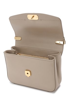 Женская сумка chloé c small CHLOÉ серого цвета по цене 110500 руб., арт. CHC19SS191A37 | Фото 4 Женская сумка chloé c small CHLOÉ серого цвета, арт. CHC19SS191A37 | Фото 4