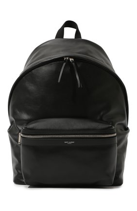 Мужской кожаный рюкзак city SAINT LAURENT черного цвета, арт. 534967/0AY3F | Фото 1 (Статус проверки: Проверена категория; Материал: Натуральная кожа; Размер: large)