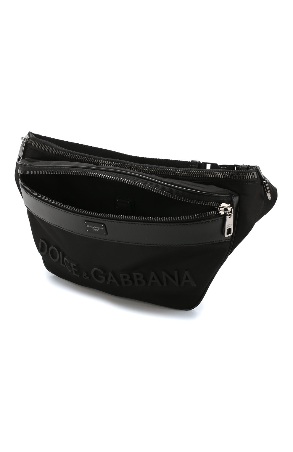 Мужская черная комбинированная поясная сумка street Dolce & Gabbana, арт. BM1660/AZ675 купить в ЦУМ | Фото №4 Комбинированная поясная сумка Street Dolce & Gabbana черная | Фото №4