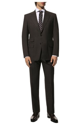 Мужская хлопковая сорочка TOM FORD белого цвета по цене 54700 руб., арт. 5FT000/94S3AX | Фото 2 Мужская хлопковая сорочка TOM FORD белого цвета, арт. 5FT000/94S3AX | Фото 2 (Длина (для топов): Стандартные; Материал внешний: Хлопок; Рукава: Длинные; Статус проверки: Проверено, Проверена категория; Случай: Формальный; Воротник: Кент; Манжеты: На пуговицах; Принт: Однотонные)