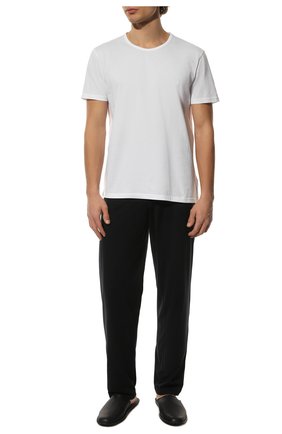 Мужские комплект из двух хлопковых футболок EMPORIO ARMANI белого цвета по цене 4775 руб., арт. 111647/CC722 | Фото 2 Мужские комплект из двух хлопковых футболок EMPORIO ARMANI белого цвета, арт. 111647/CC722 | Фото 2