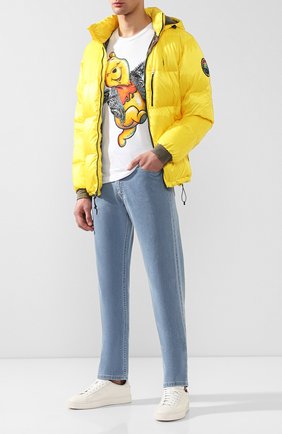 Мужская хлопковая футболка DOMREBEL белого цвета по цене 10650 руб., арт. HAPPY/T-SHIRT | Фото 2 Мужская хлопковая футболка DOMREBEL белого цвета, арт. HAPPY/T-SHIRT | Фото 2