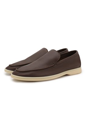 Мужские кожаные лоферы summer walk LORO PIANA коричневого цвета по цене 69950 руб., арт. FAI1528 | Фото 1 Мужские кожаные лоферы summer walk LORO PIANA коричневого цвета, арт. FAI1528 | Фото 1