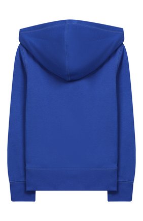Детский хлопковый кардиган с капюшоном POLO RALPH LAUREN синего цвета по цене 5295 руб., арт. 311745365 | Фото 2 Детский хлопковый кардиган с капюшоном POLO RALPH LAUREN синего цвета, арт. 311745365 | Фото 2