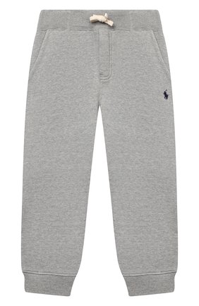 Детские хлопковые джоггеры POLO RALPH LAUREN серого цвета по цене 4995 руб., арт. 322720897 | Фото 1 Детские хлопковые джоггеры POLO RALPH LAUREN серого цвета, арт. 322720897 | Фото 1