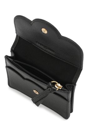Женские кожаный кошелек SEE BY CHLOÉ черного цвета по цене 6810 руб., арт. CHS18UP782388 | Фото 3 Женские кожаный кошелек SEE BY CHLOÉ черного цвета, арт. CHS18UP782388 | Фото 3