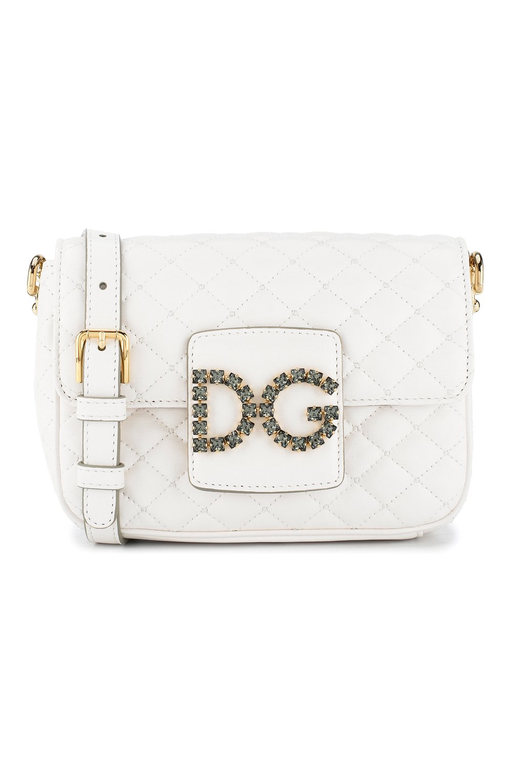 Женская сумка dg millennials DOLCE & GABBANA белая цвета, арт. BB6619/AU070 купить в ЦУМ | Фото №6 Сумка DG Millennials Dolce & Gabbana белая цвета | Фото №6