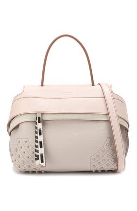 Женская сумка wave TOD’S светло-розовая цвета, арт. XBWAMSWZ101MCQ купить в ЦУМ | Фото №6 Сумка Wave Tod’s светло-розовая цвета | Фото №6