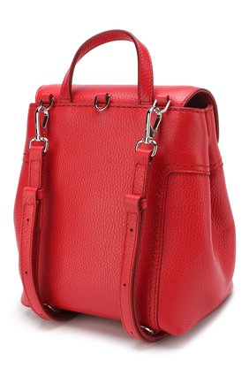 Женский красный рюкзак double t Tod’s, арт. XBWD0TG0100JM7 купить в ЦУМ | Фото №3 Рюкзак Double T Tod’s красный | Фото №3