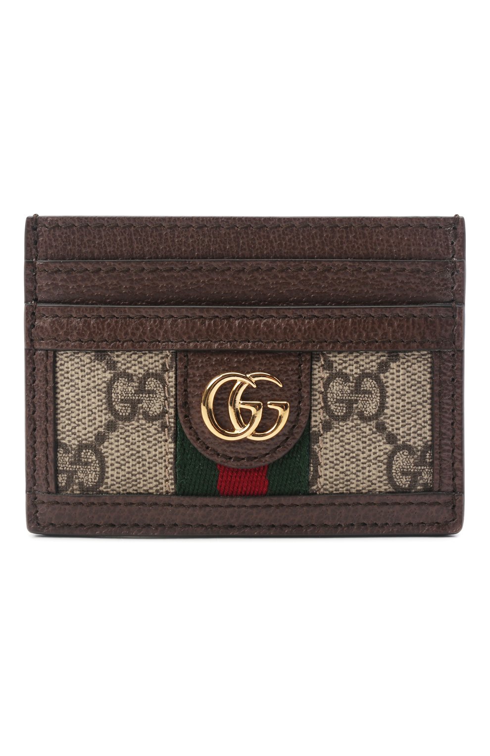 Футляр для кредитных карт Ophidia GG Gucci бежевого цвета | Фото №1