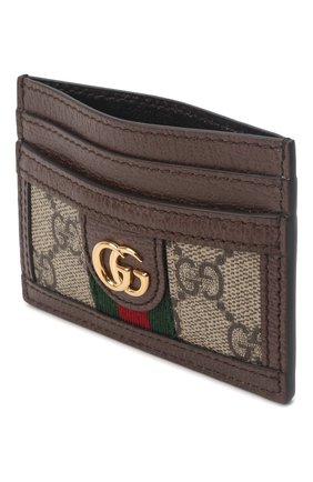 Футляр для кредитных карт Ophidia GG Gucci, бежевого цвета, арт. 523159/96IWG в ЦУМ | Фото №3 Футляр для кредитных карт Ophidia GG Gucci бежевого цвета | Фото №3