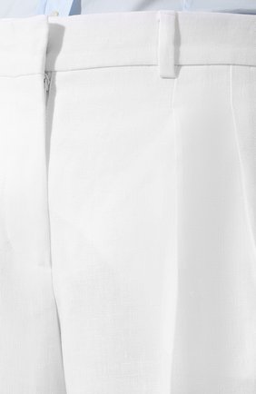Женские белые льняные брюки Kiton, арт. D47119K01057 купить в ЦУМ | Фото №5 Льняные брюки Kiton белые | Фото №5