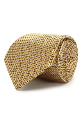 Мужской шелковый галстук CANALI желтого цвета по цене 8995 руб., арт. 18/HJ02007 | Фото 1 Мужской шелковый галстук CANALI желтого цвета, арт. 18/HJ02007 | Фото 1